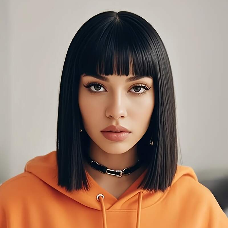 A stylish short haircut makes you look younger.