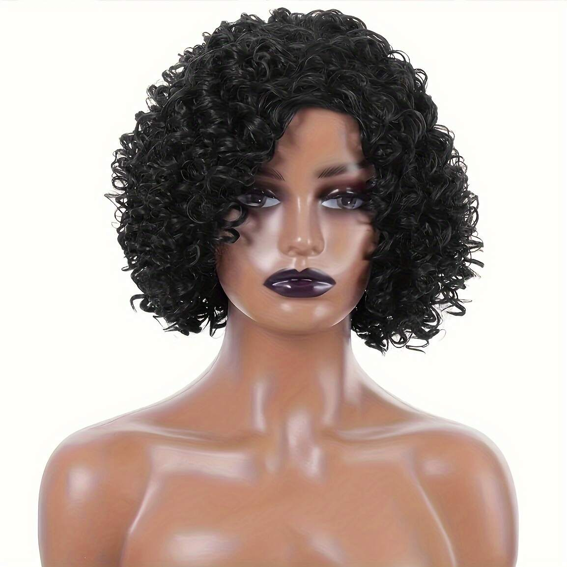 Short hair with curly hair and a Chanel-like style