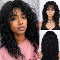 Multifunctional human hair wig—suitable for combing, cutting, and styling.