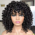 Short, retro, tight-curl hairstyle for a mature look.