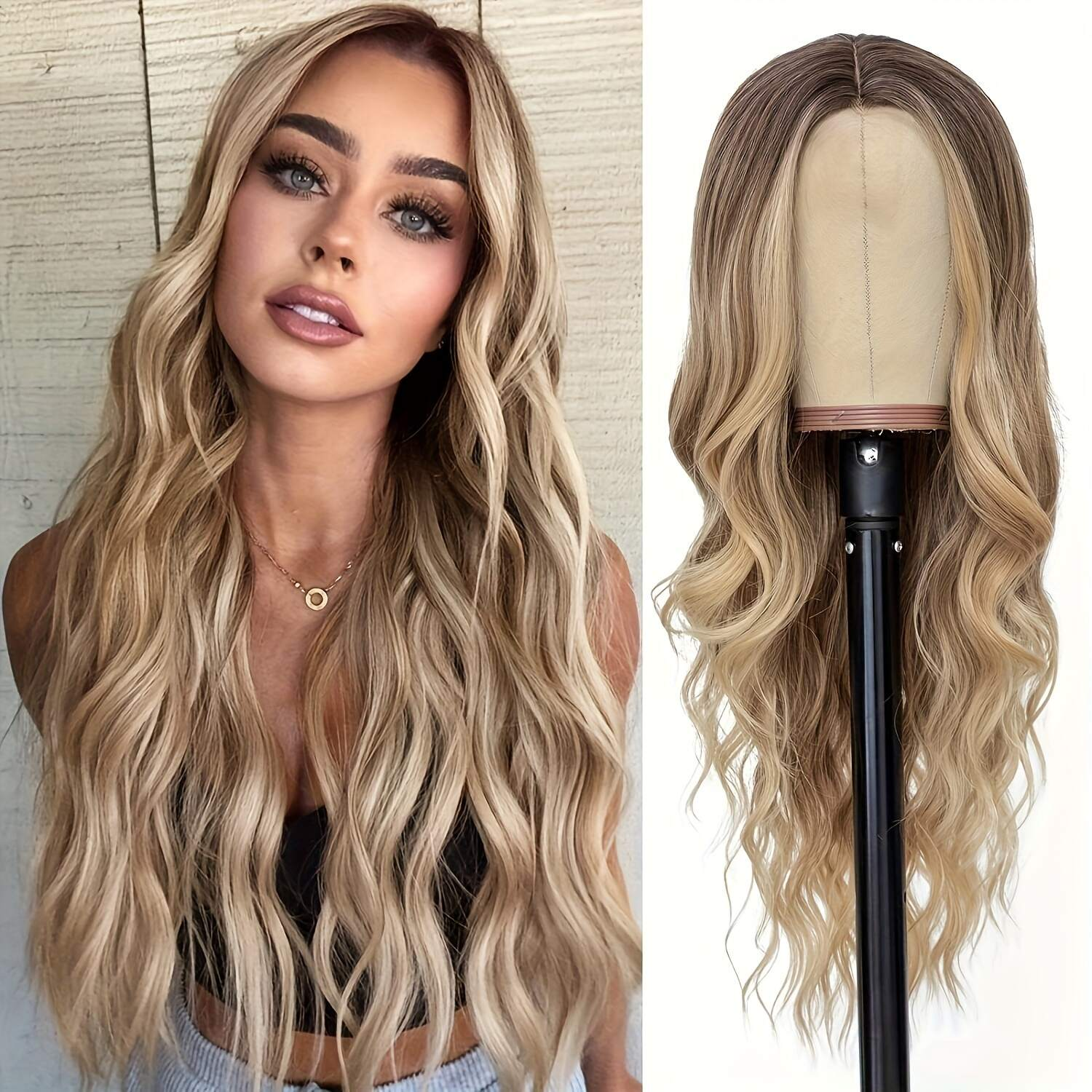 Real-hair styles designed for round faces—flattering the face shape and making it look smaller.