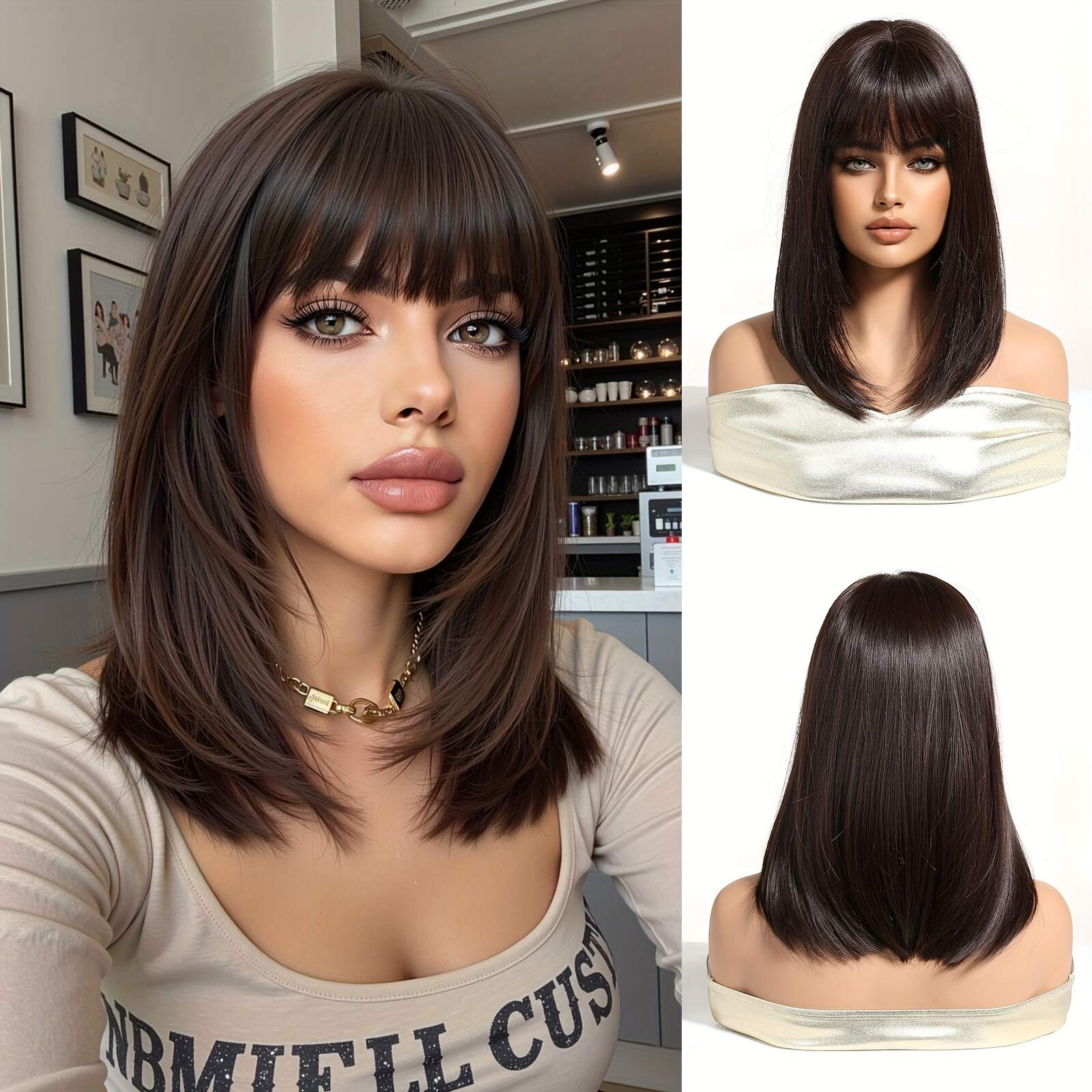 Wearing it out and getting asked about the real person's hair, it looks incredibly natural.