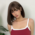 Short hair exudes a stylish, youthful vibe.